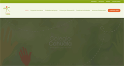 Desktop Screenshot of colegiocahuala.cl